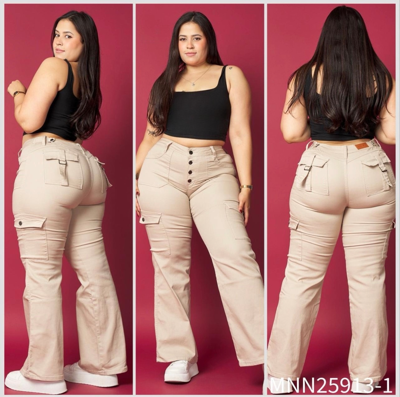 Jeans Cargo Beige MENINA