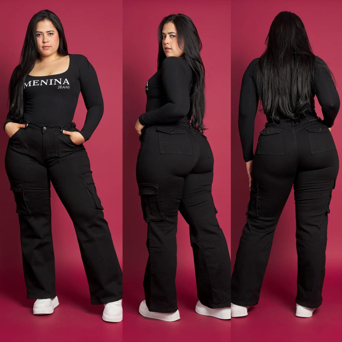 Jeans Cargo 1108-5💛 MENINA