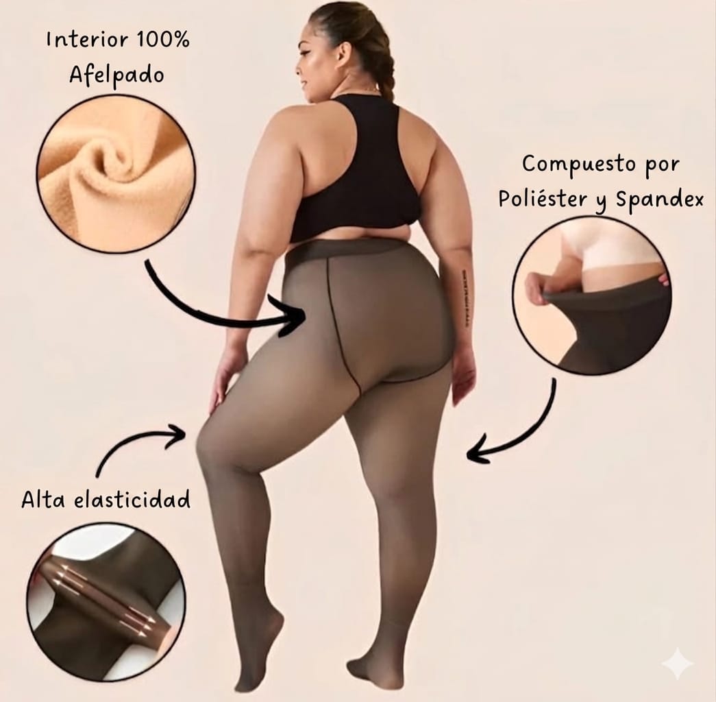 Panty Efecto Piel Con Chiporro