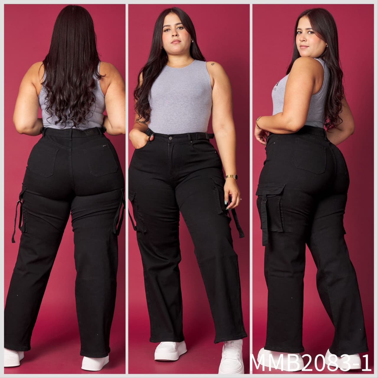 Jeans Cargo 2083-1💛 MENINA