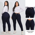 Jeans Pitillo Azul Oscuro