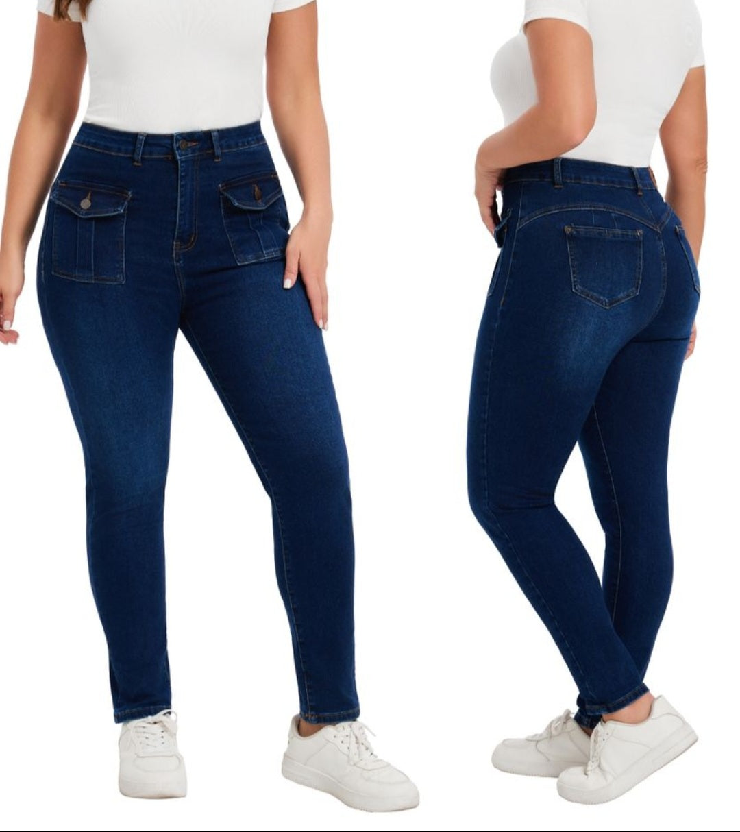 Jeans Pitillo Azul DISEÑO MODA