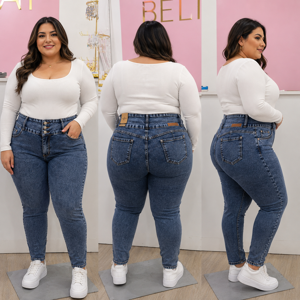 Jeans Pitillo Acero J&J
