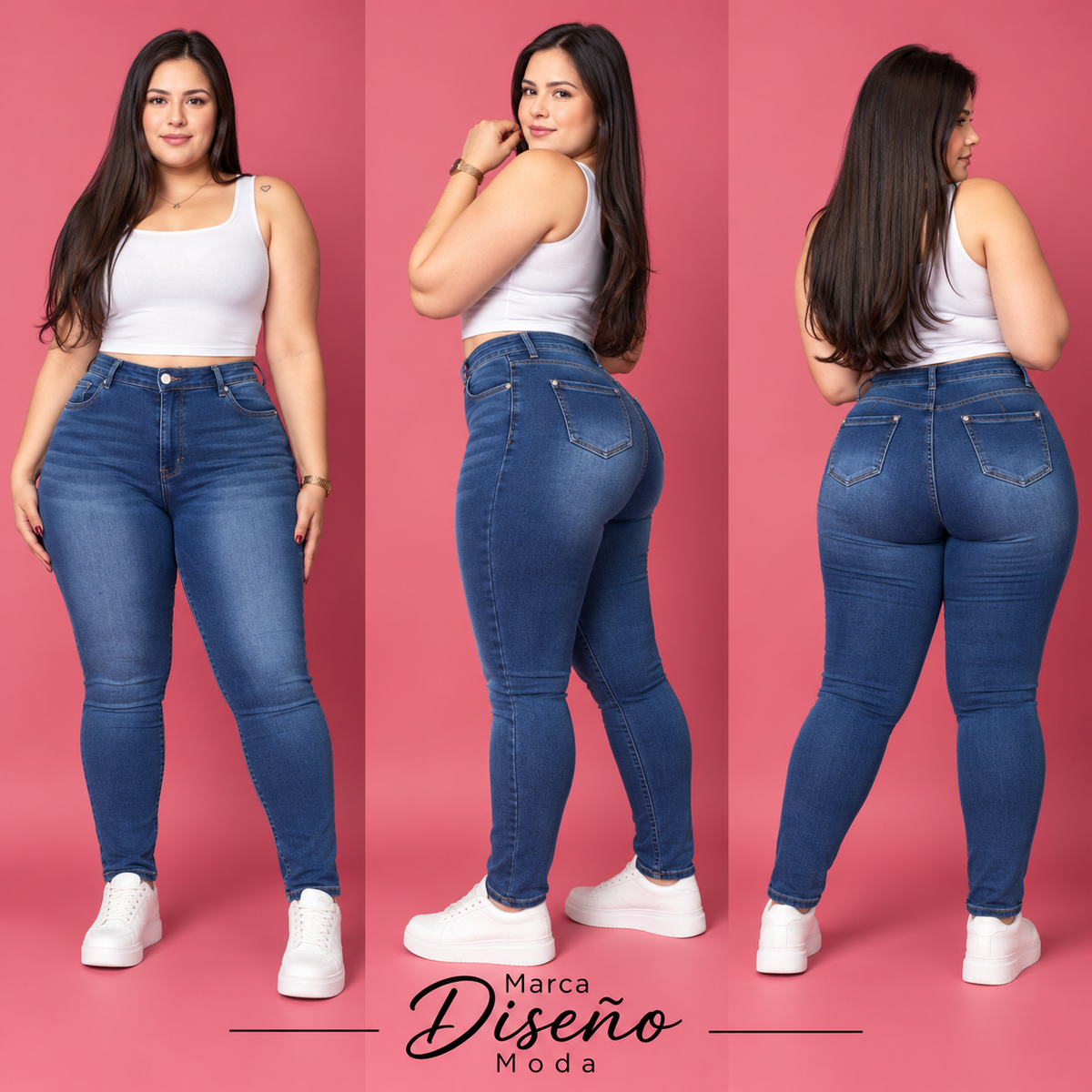 Jeans Pitillo Azul ❤️ HORMA CHICA DISEÑO MODA