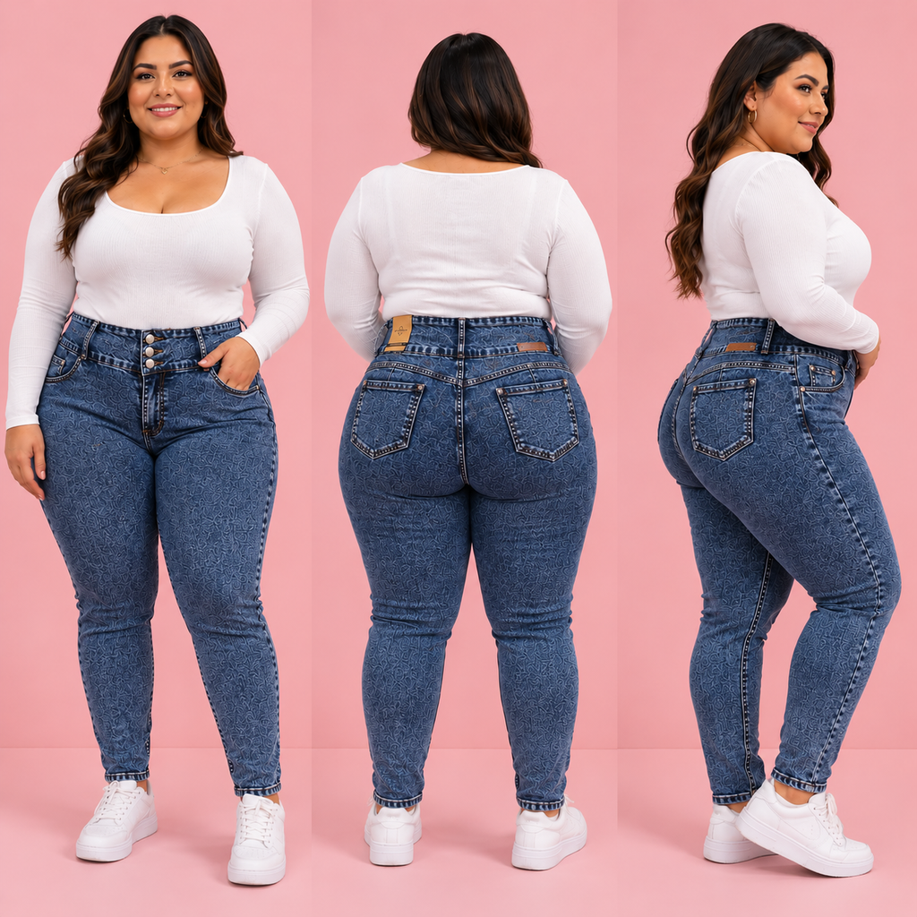 Jeans Pitillo Acero💛J&J