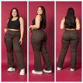 Jeans Wide Leg Cargo Cafe
