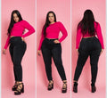 Jeans Pitillo Lineal Trenzado