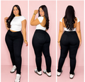 Jeans Pitillo Negro J&J