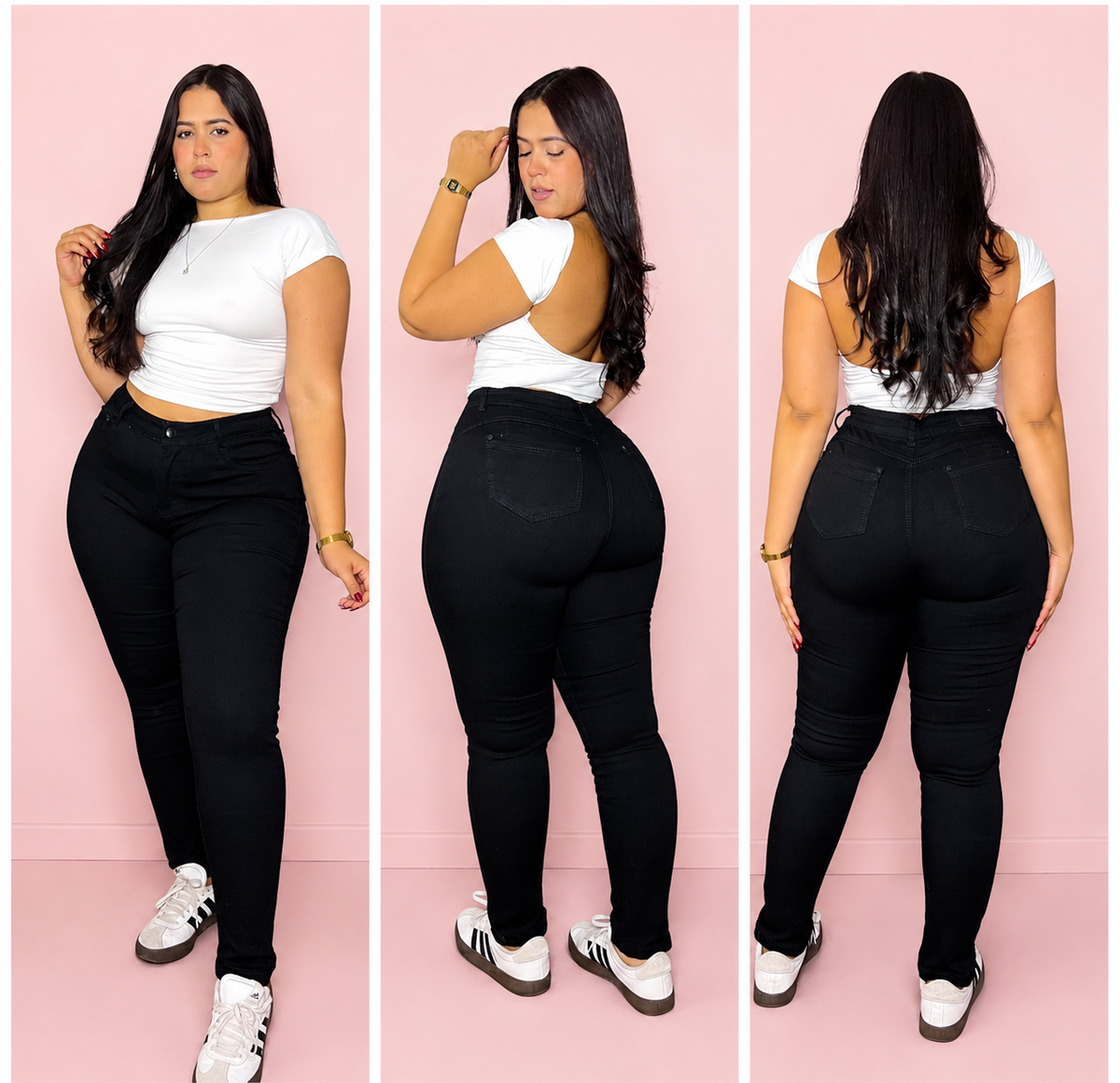 Jeans Pitillo Negro💚 J&J
