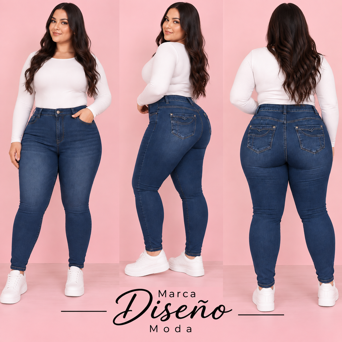 Jeans Pitillo Azul ❤️ DISEÑO MODA