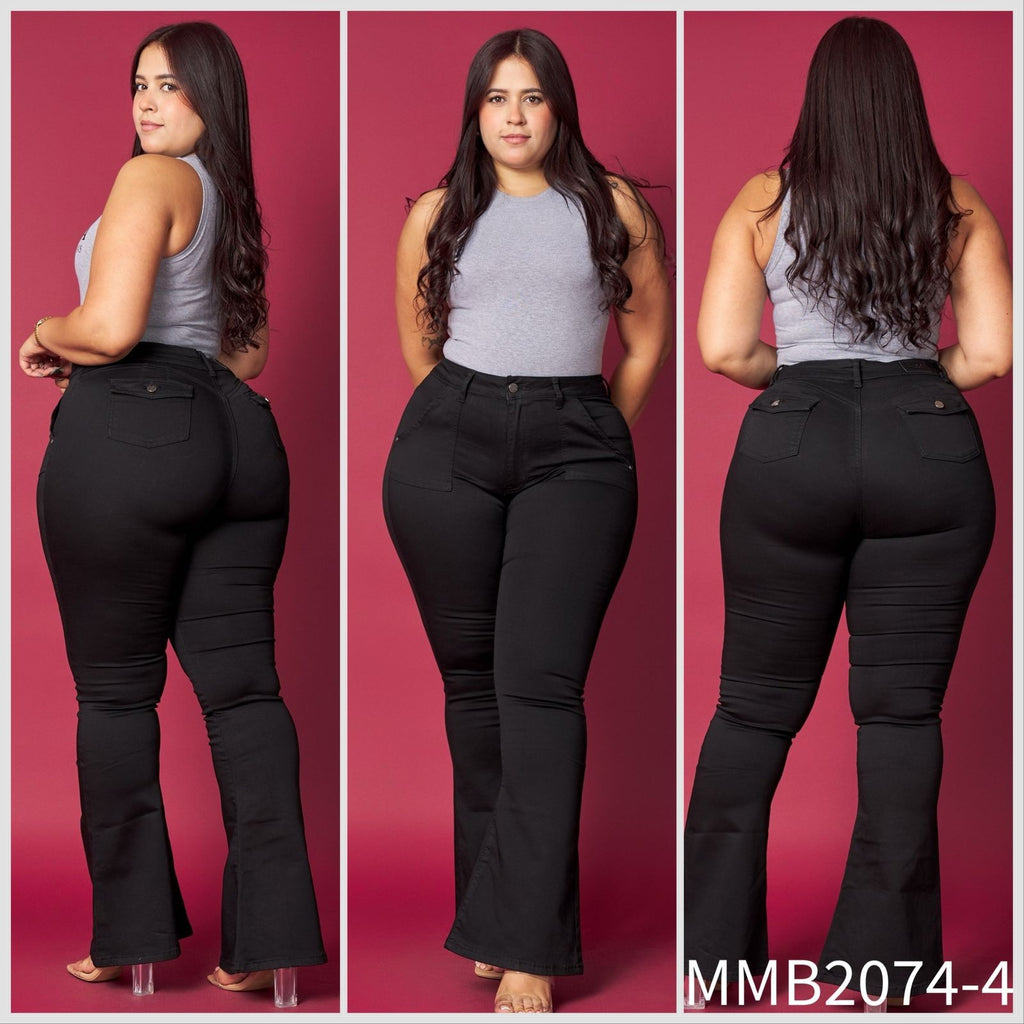 Jeans Flare Negro