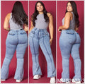 Jeans Flare Lineal Celeste MENINA