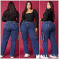 Jeans Cargo Azul Oscuro MENINA