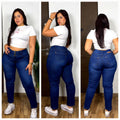 Jeans Pitillo Azul Marino